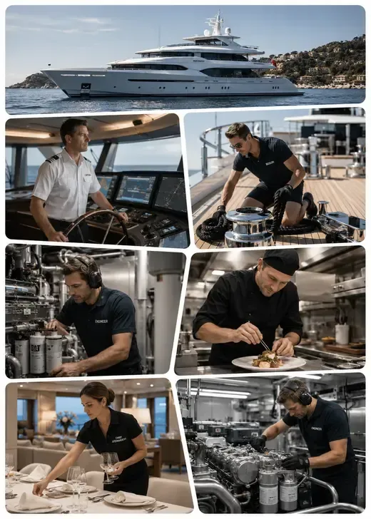 Find Yacht Crew Roles
