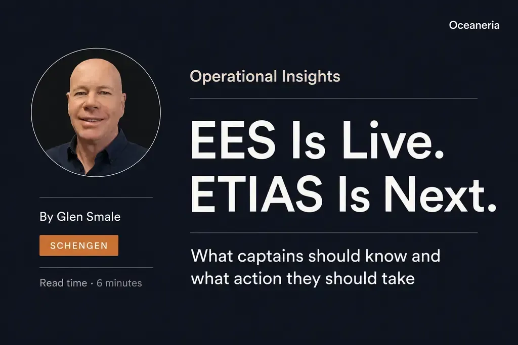 EES Is Live. ETIAS Is Next.