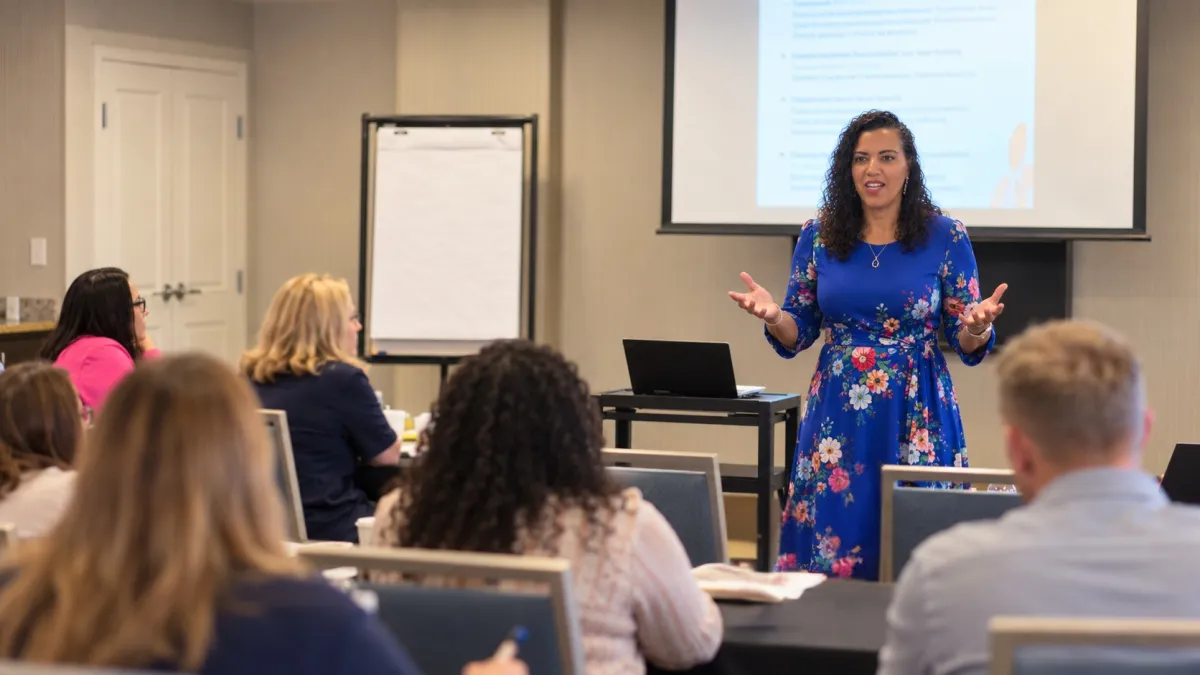 Upload an authentic photo of Chasity Robinson Mwangi presenting or training