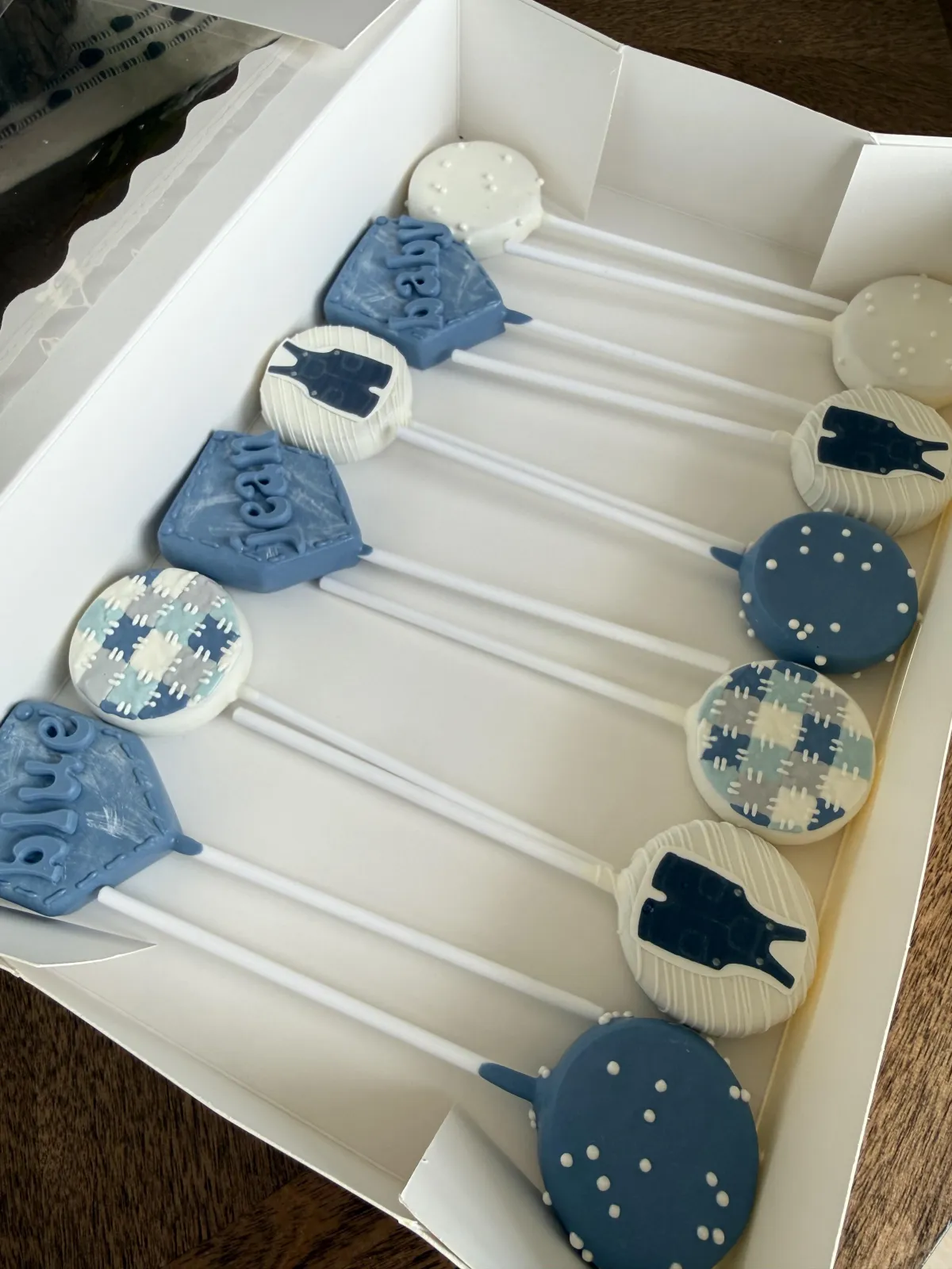 Blue Jean Cake Pops in Idaho Falls