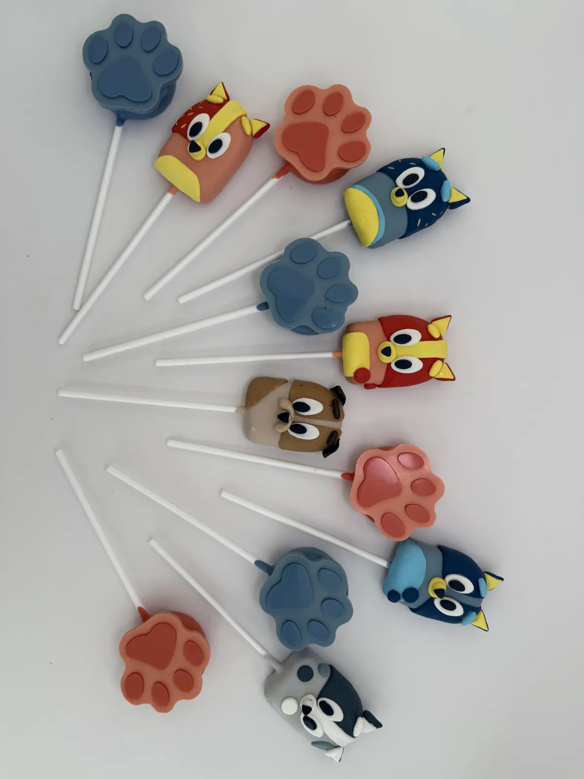 Bluey Themed Cake Pops in Idaho Falls