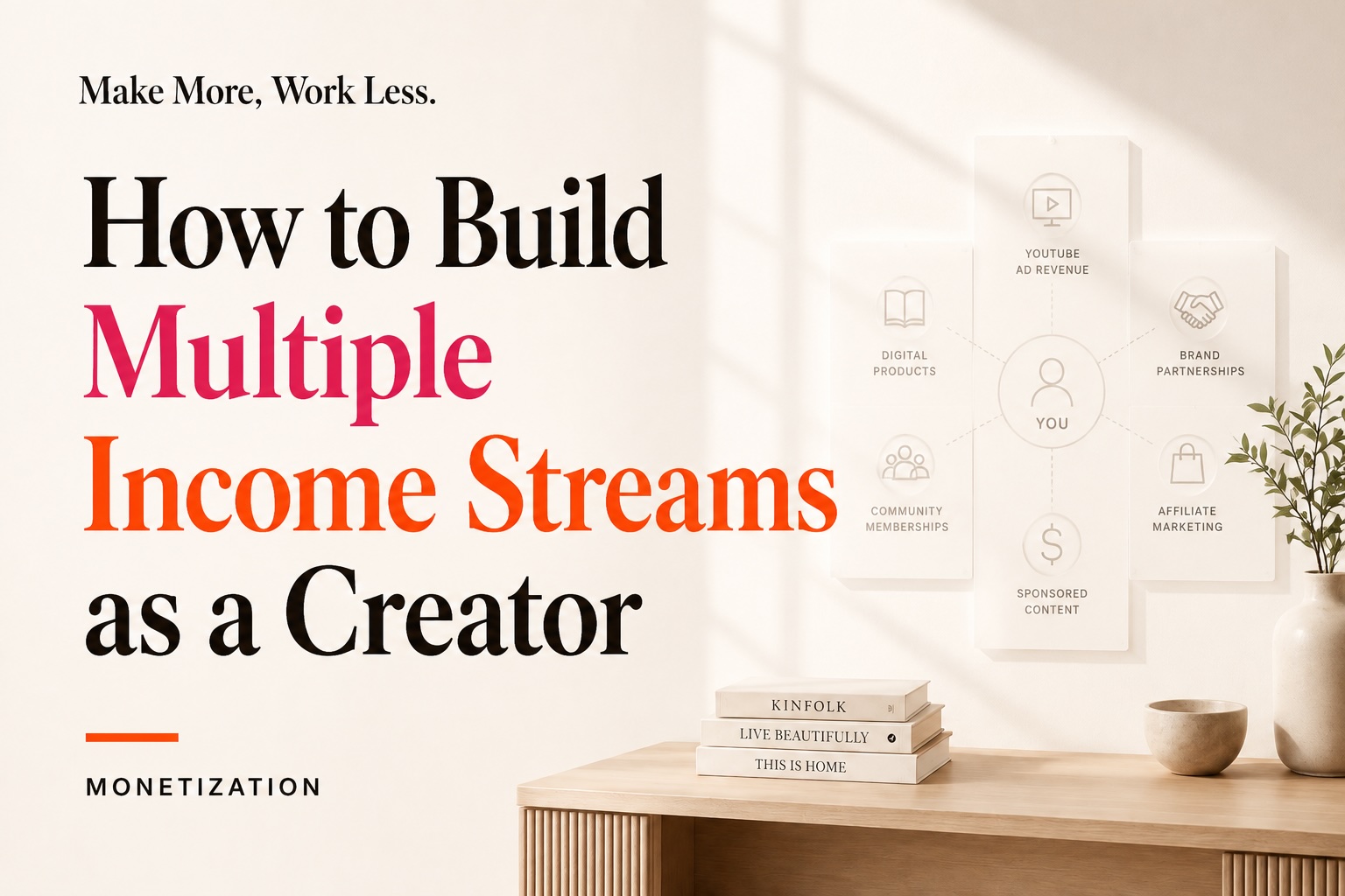 How to create multiple income as created its a graphic image of this heading