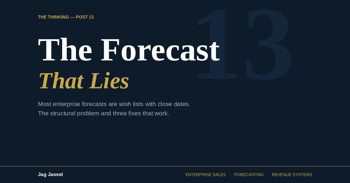 13 - The forecast that lies