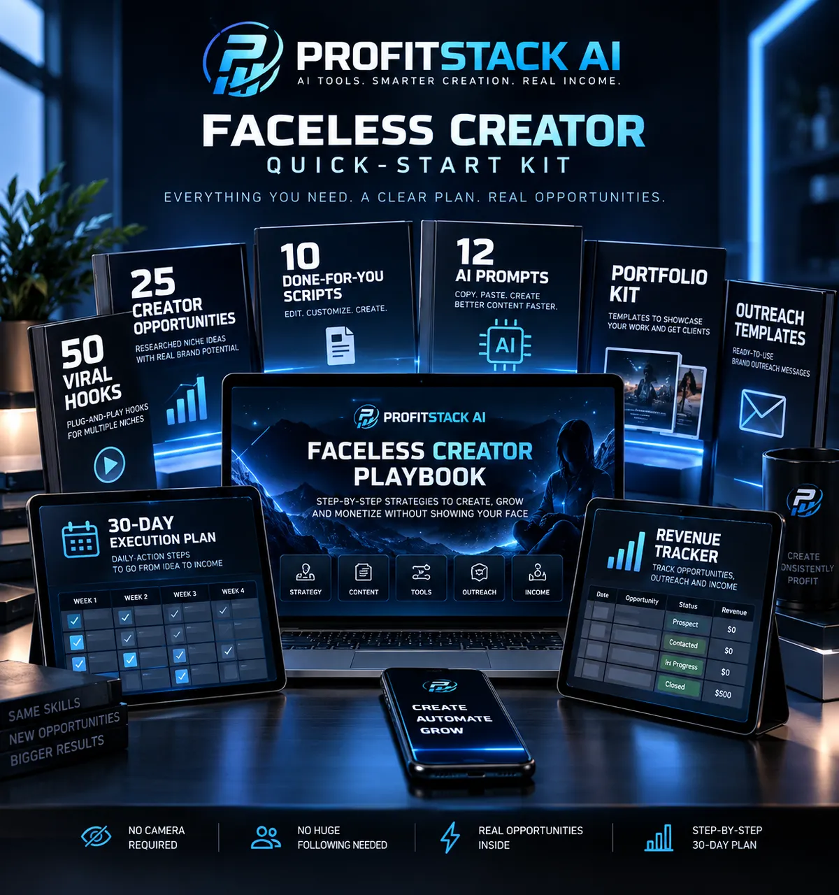 ProfitStack AI Faceless Creator Quick-Start Kit