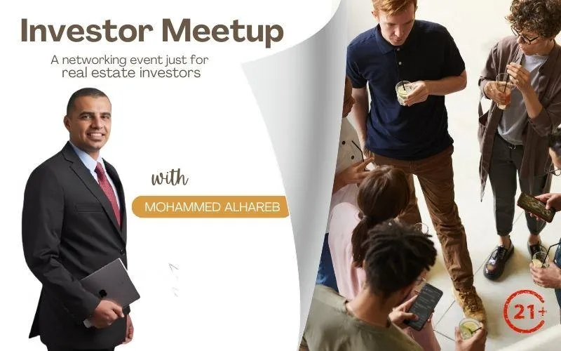 Mohammed Alhareb leads a room of real estate investors during a no-pitch Utah networking event.