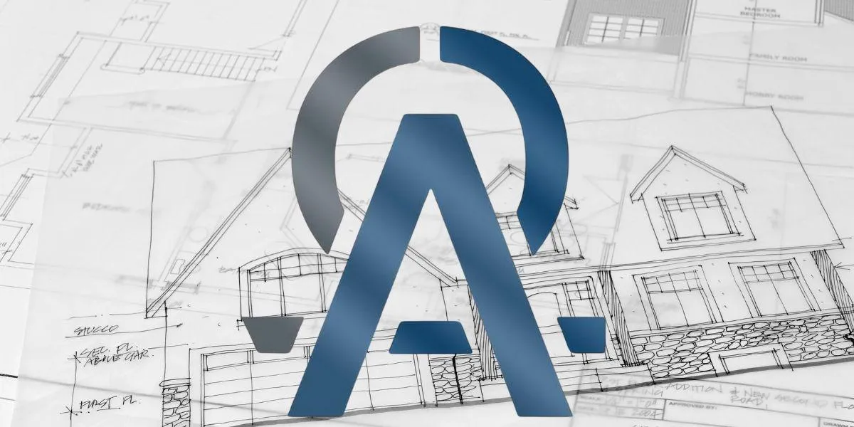 Logo of a home renovation company specializing in open-concept designs and custom built-ins.