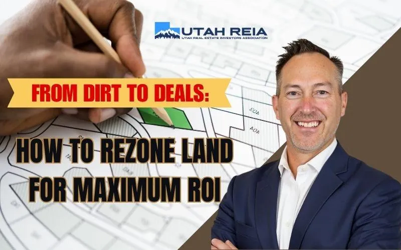 Aerial view of rezoned townhome development in Salt Lake City showing construction progress and city layout