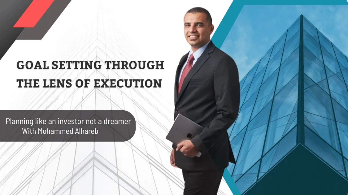 Investor goal setting workshop led by Mohammed Alhareb focused on planning and execution for 2026
