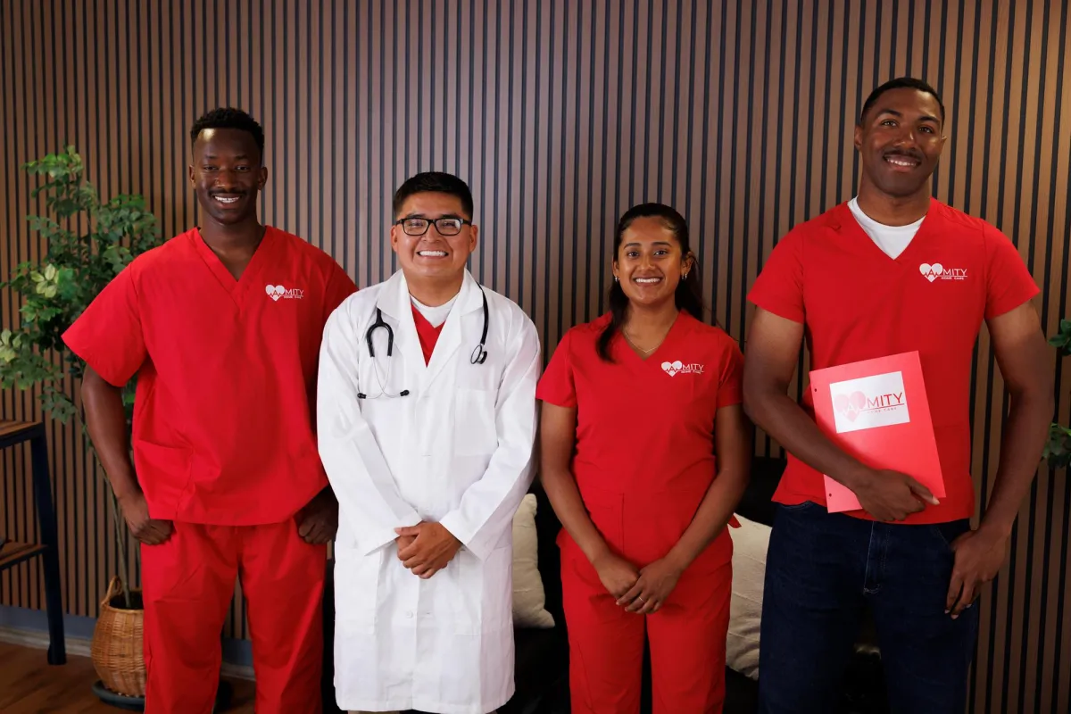 Medical team group portrait. 
