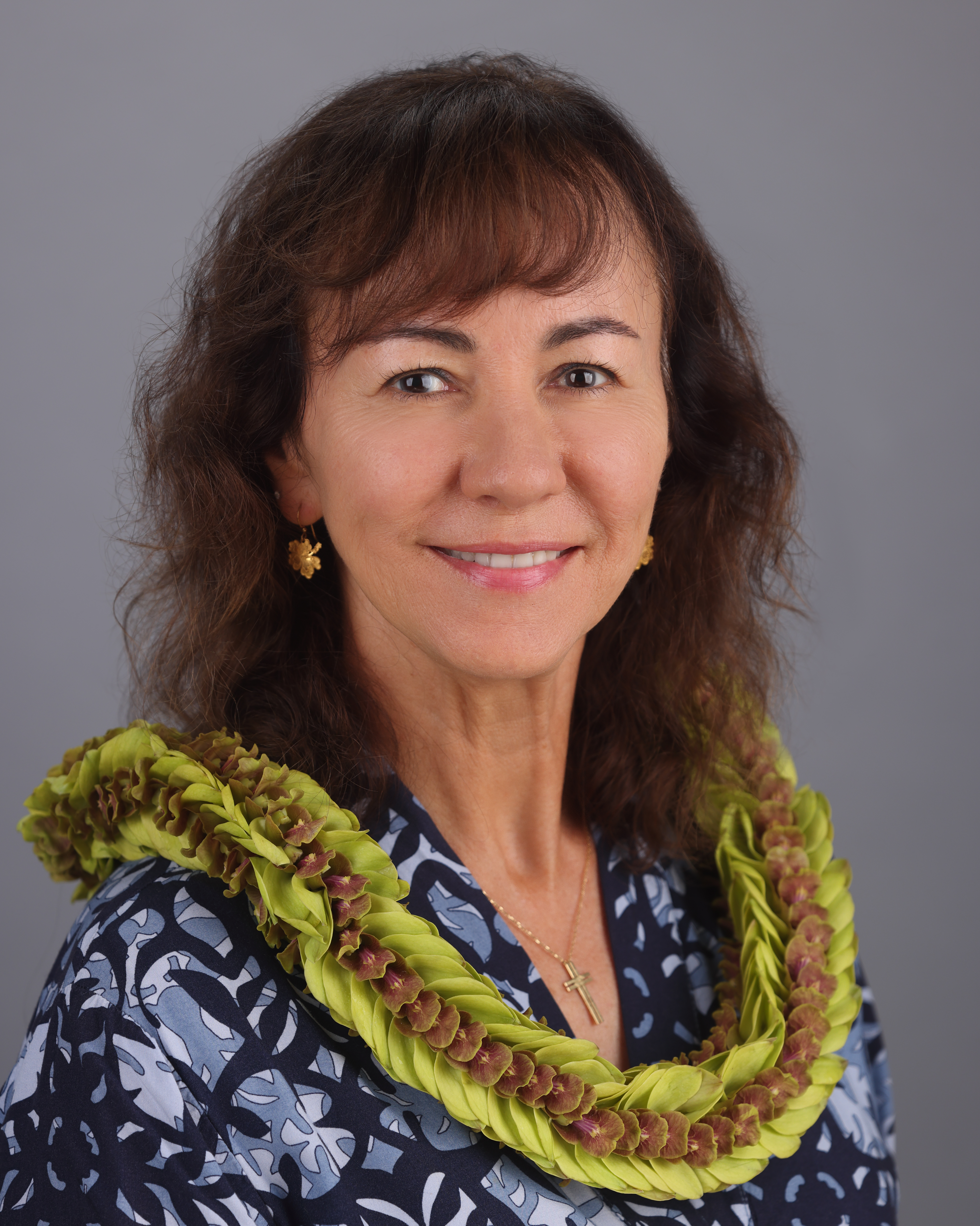 Headshot in a photo studio.