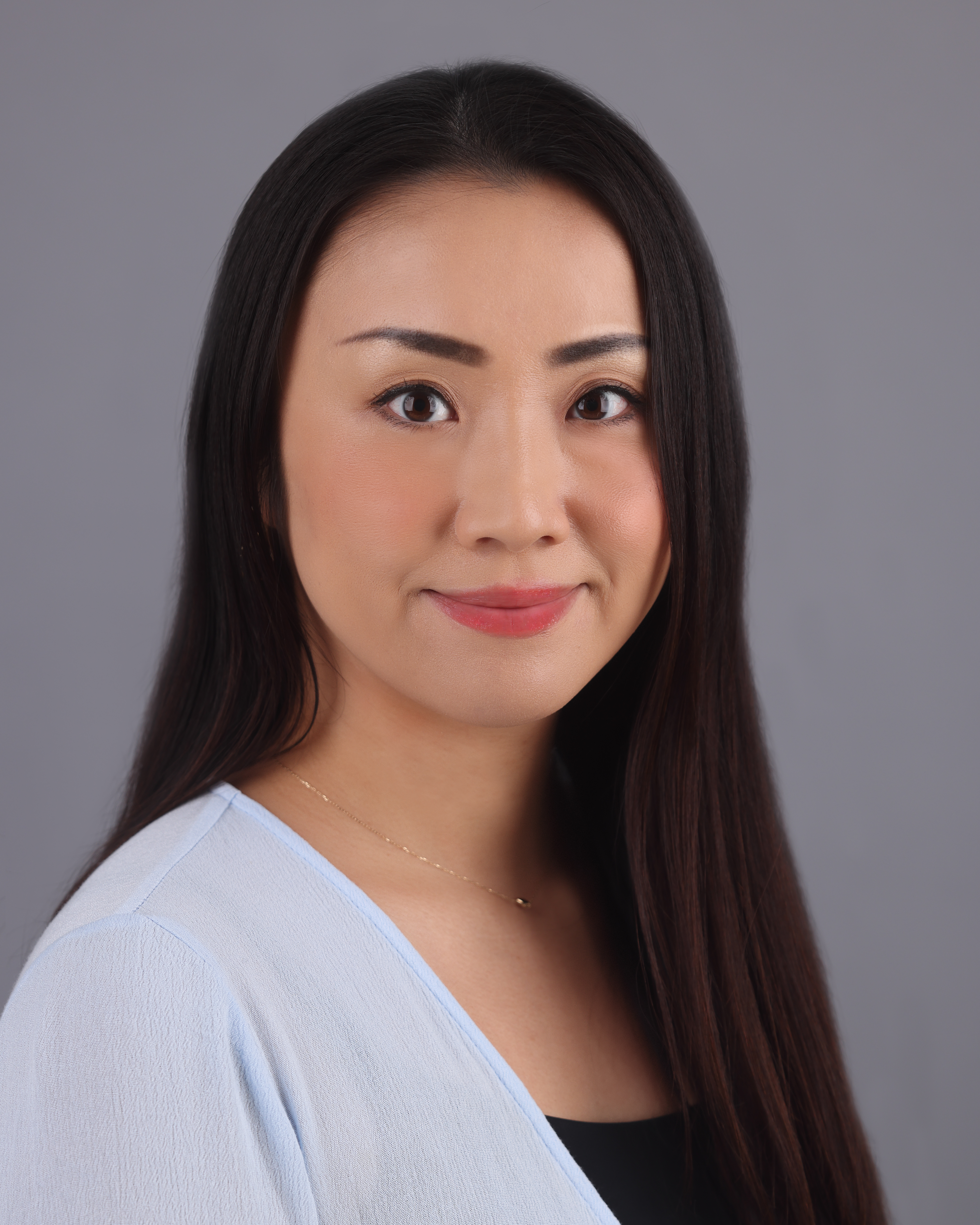 Headshot in a photo studio.