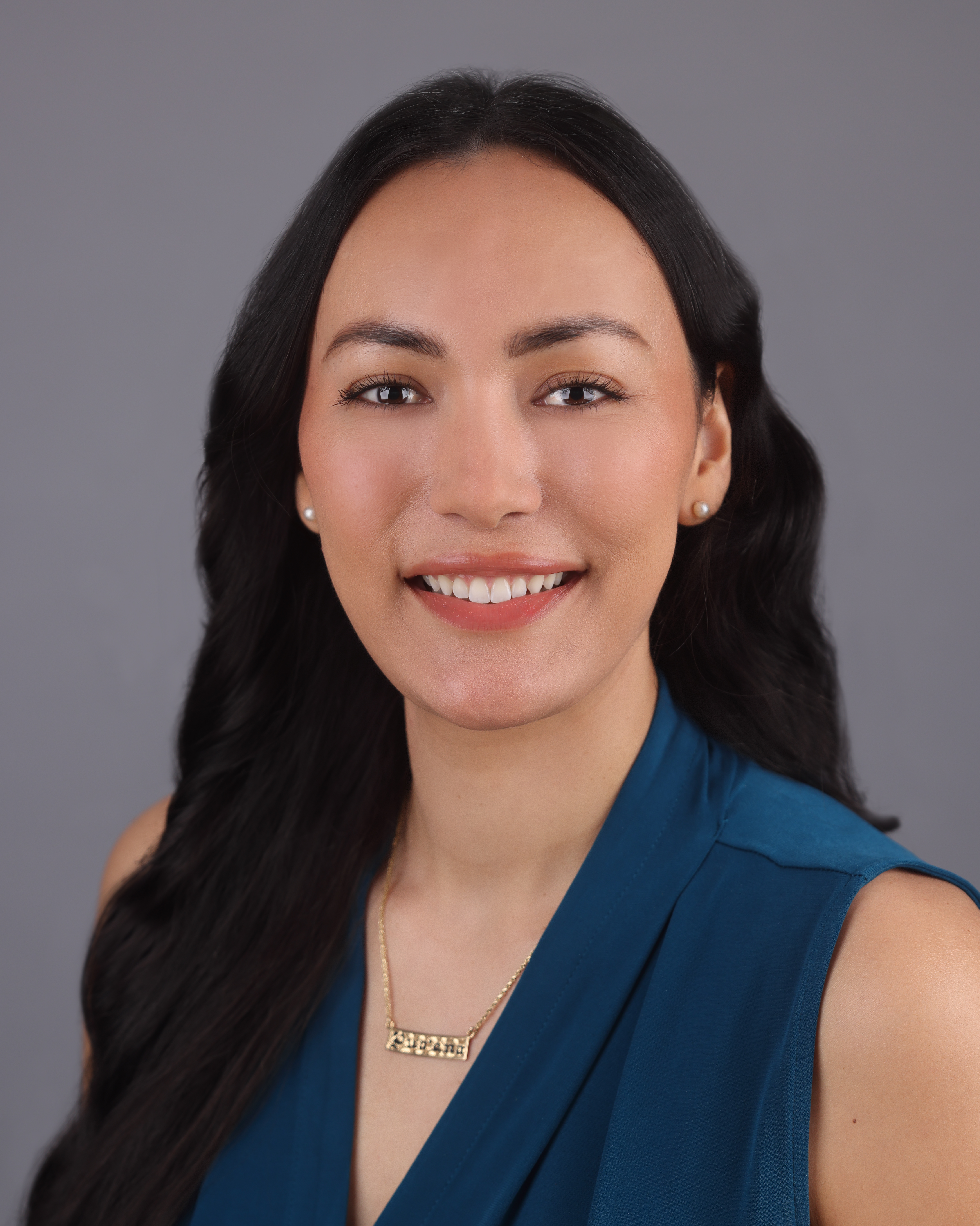 Headshot in a photo studio.