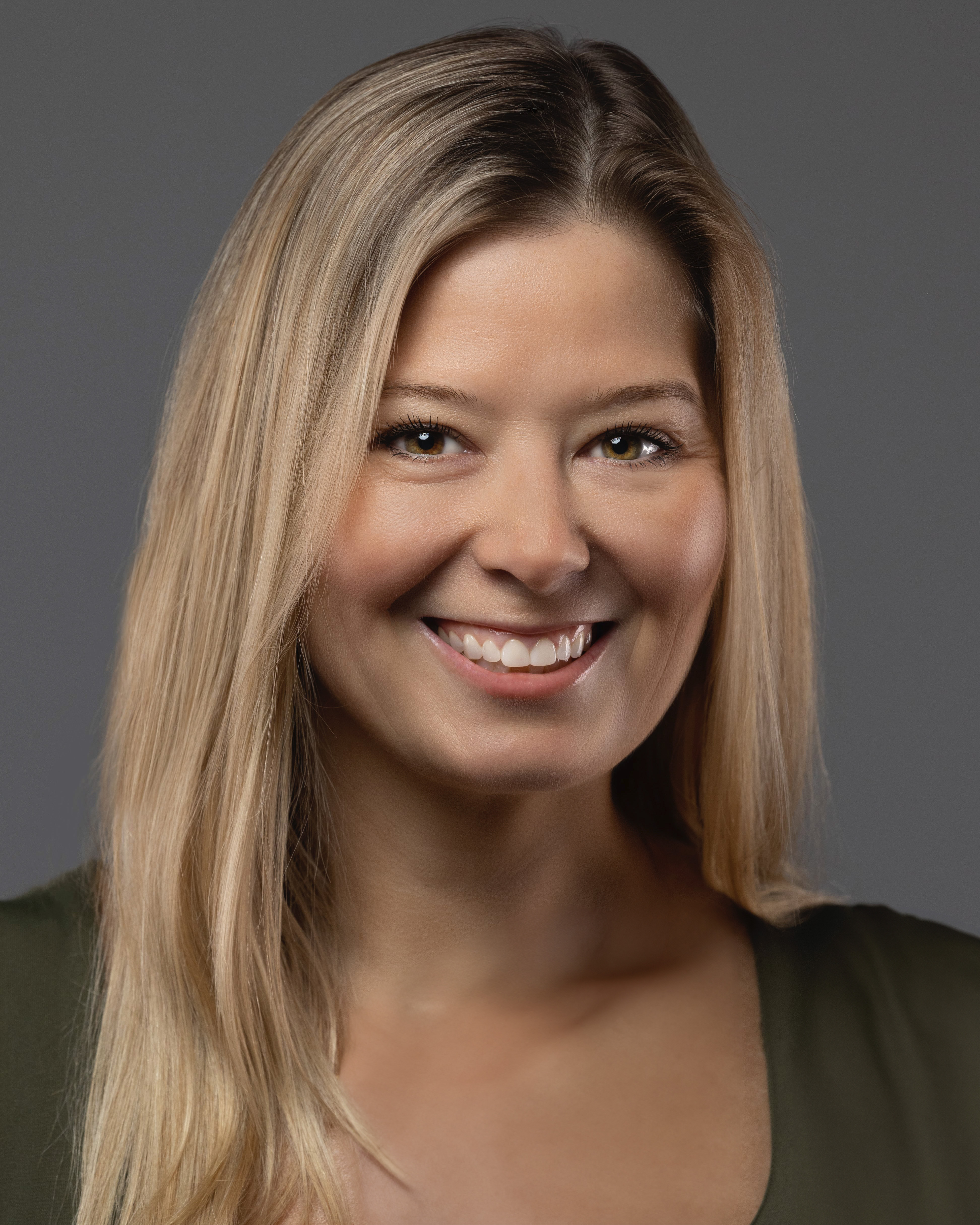 Headshot in a photo studio.