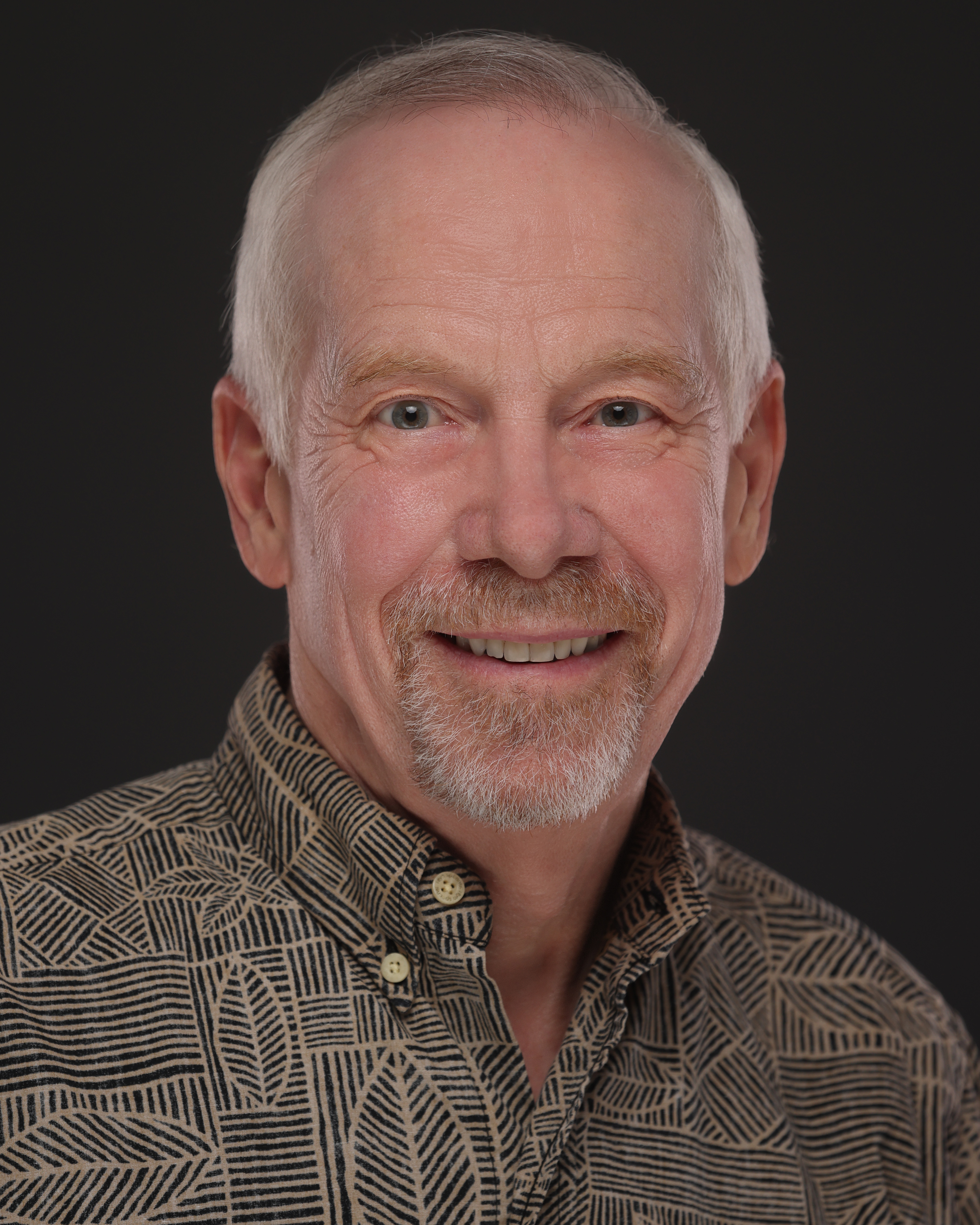 Headshot in a photo studio.