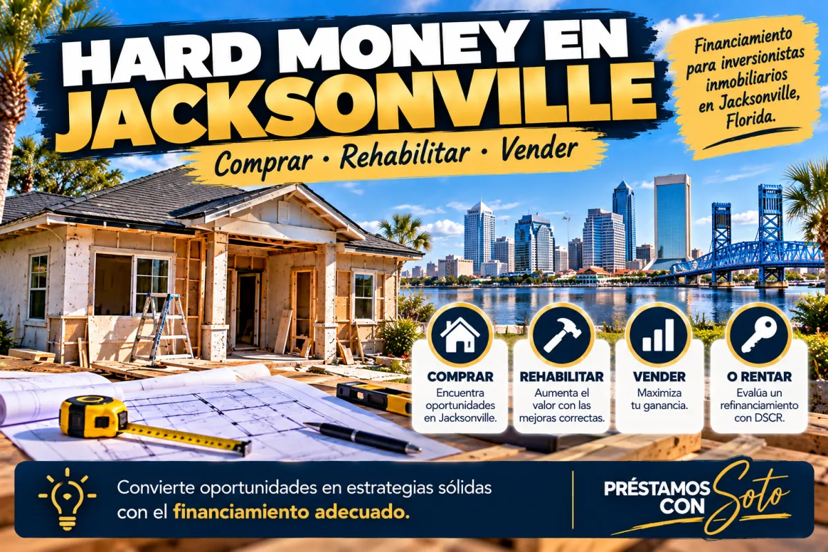 Hard Money en Jacksonville, Florida: guía para comprar, rehabilitar y vender propiedades