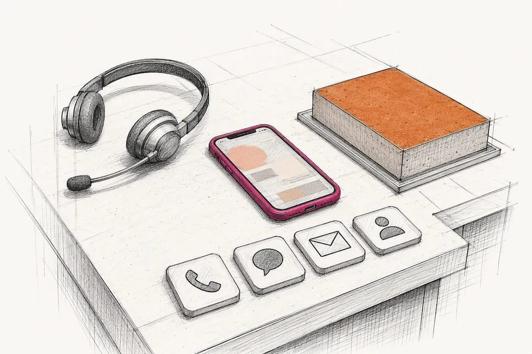 Contractor lead nurturing contact workflow illustration