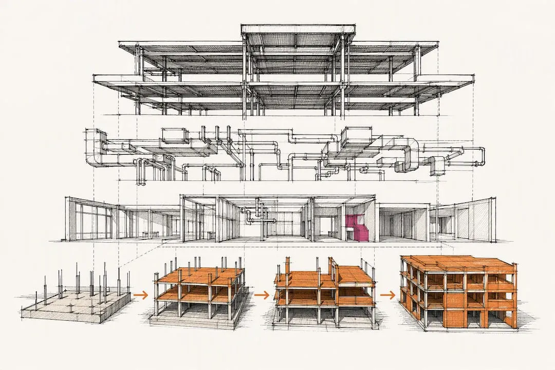 Architectural sketch of VDC coordination model