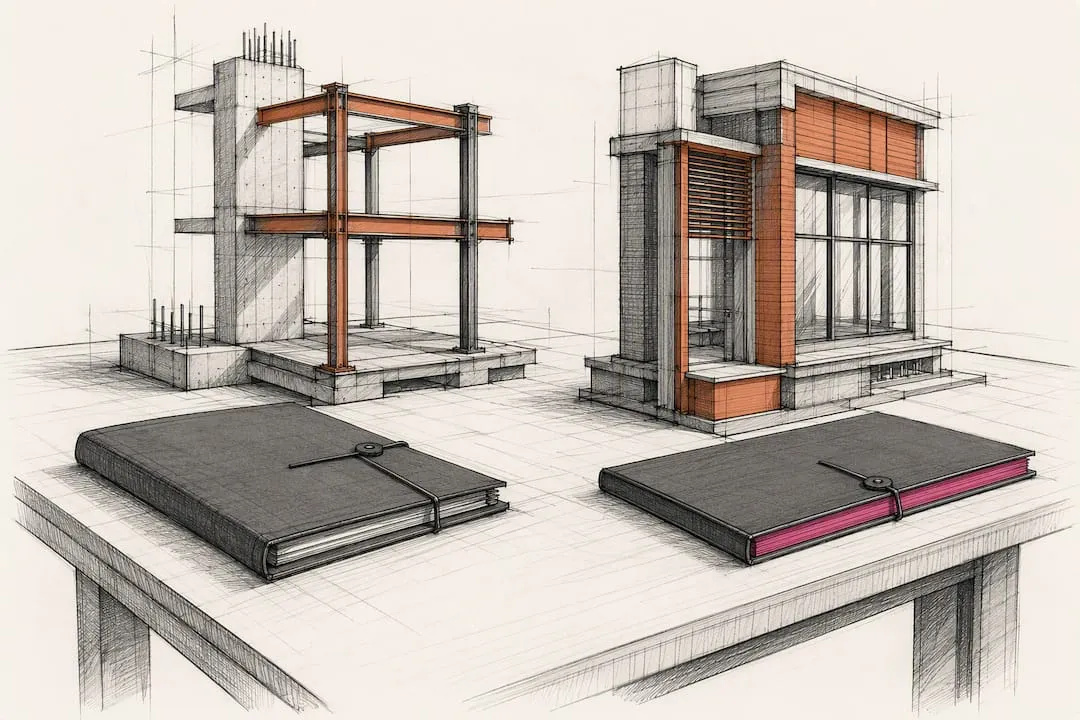 Two construction bid options beside structural assemblies