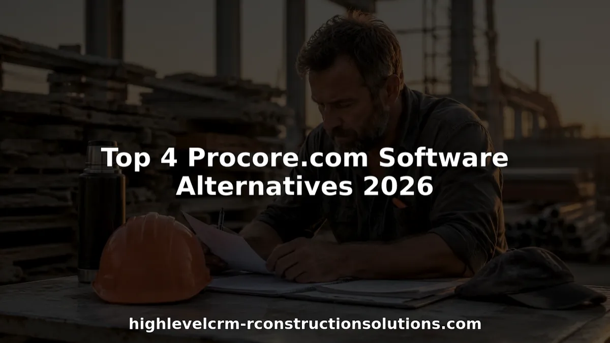 Top 4 Procore.com Software Alternatives 2026