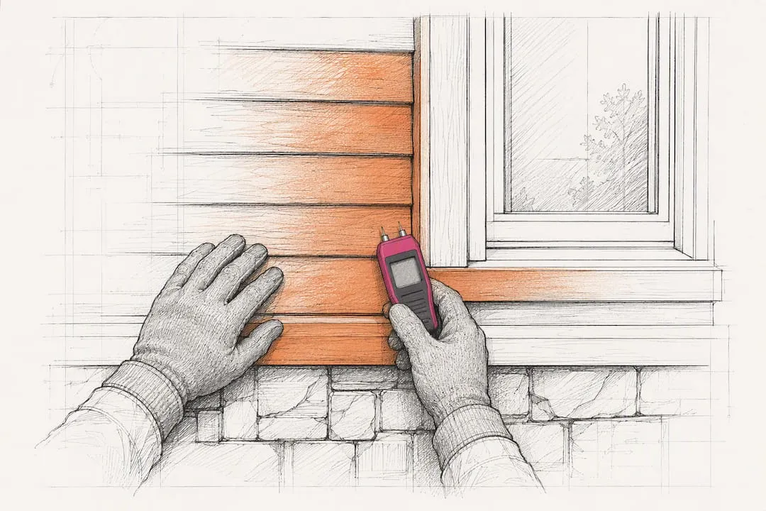 Warranty inspection of residential exterior trim