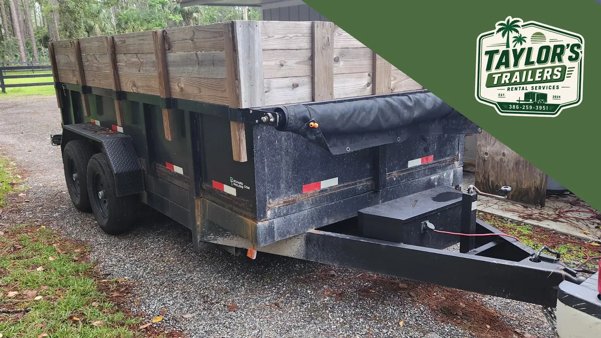 How Does the Dump Trailer Handle Daytona Beach Quarter-End Commercial Cleanout Projects?