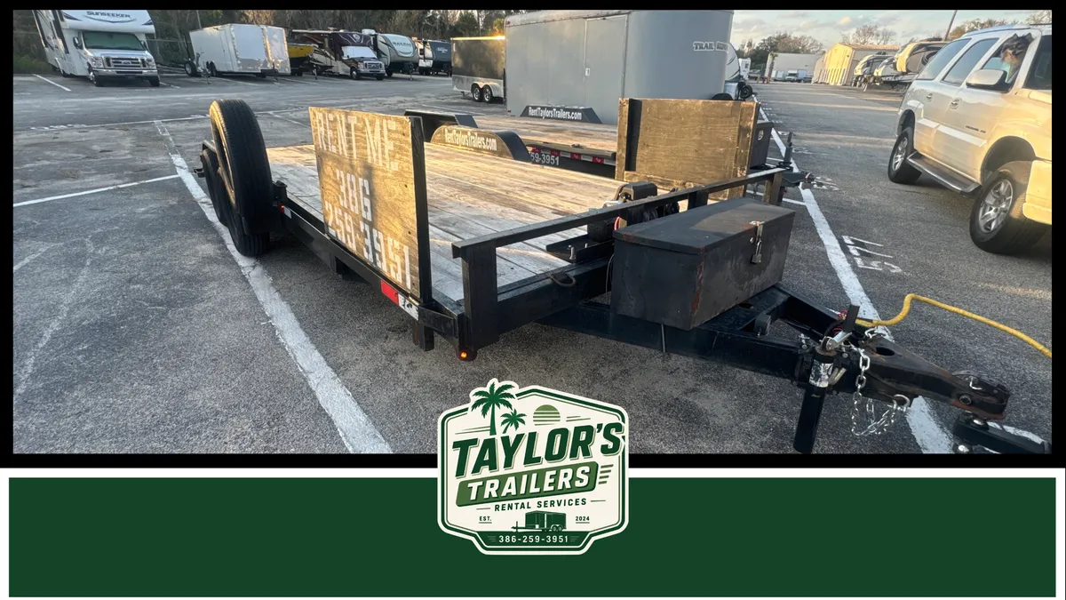 Car Hauler Premier for Veterans Day parade and vehicle display transport at Taylor's Trailer in Daytona Beach, Florida