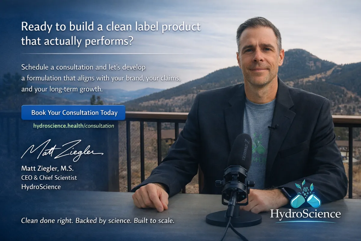 Clean Label Formulation Done Right