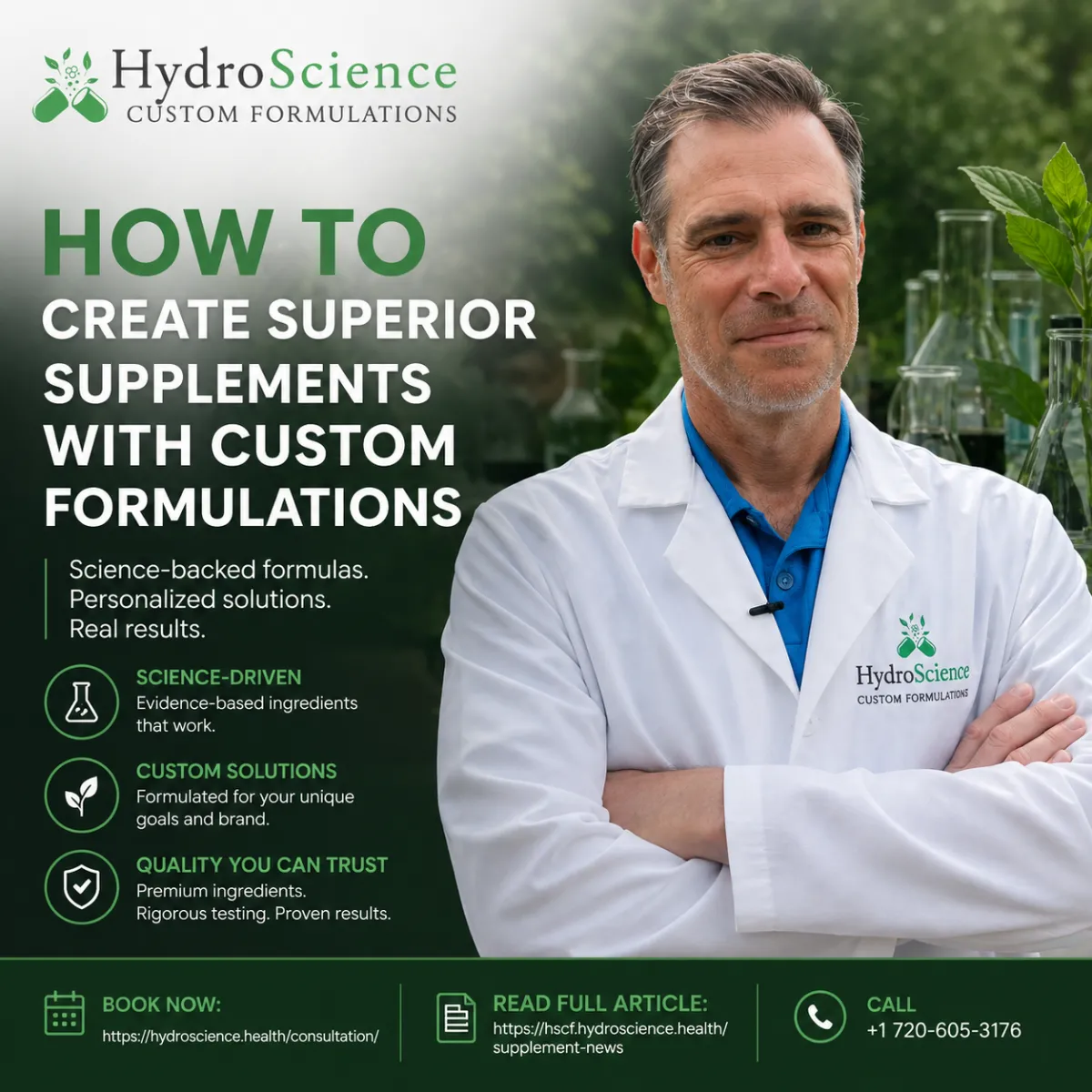 Learn how to create superior supplements with custom formulations. Discover science-backed strategies for better performance, quality, and results.