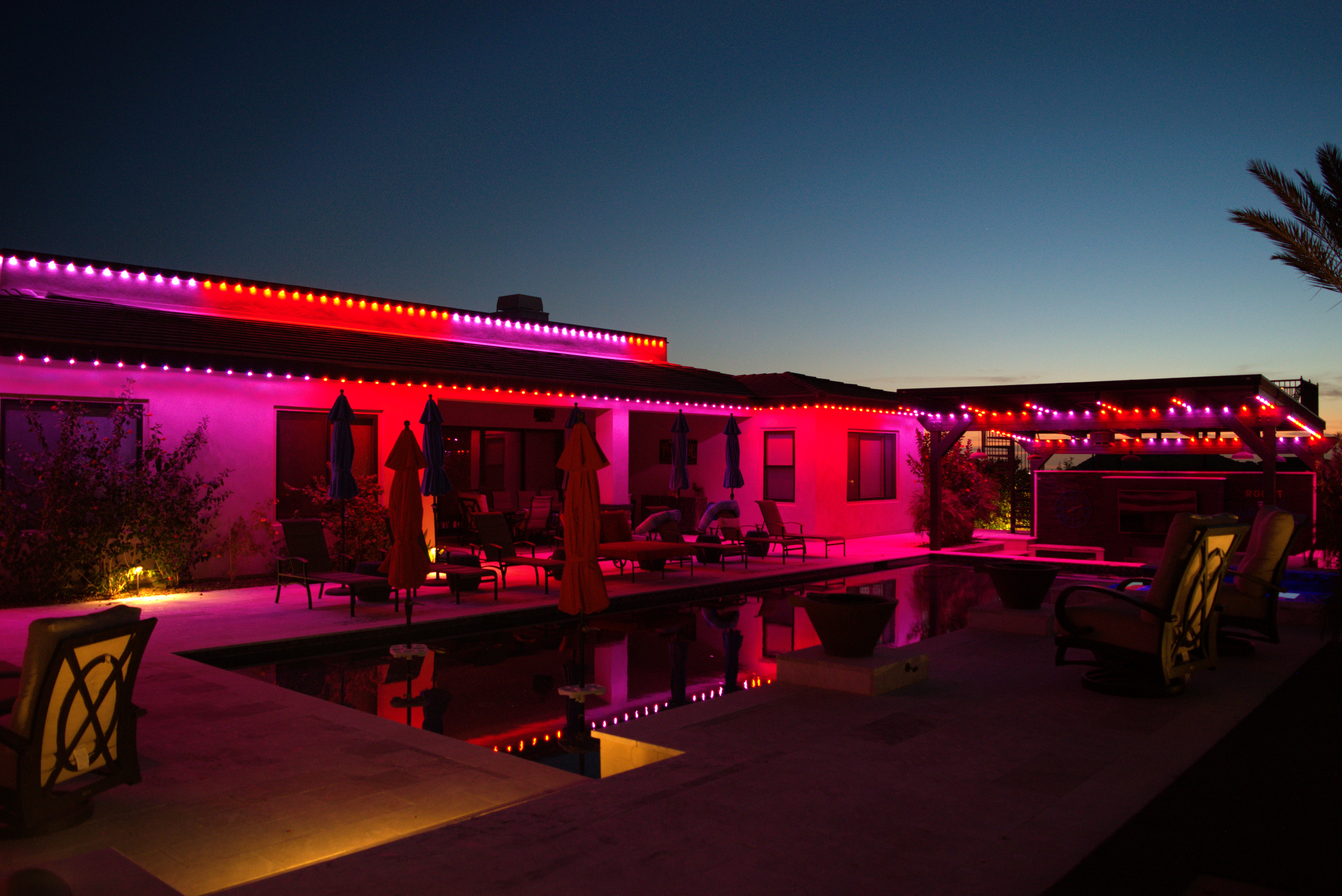Phoenix AZ Valentine's Outdoor Lighting | Halo Home Lighting