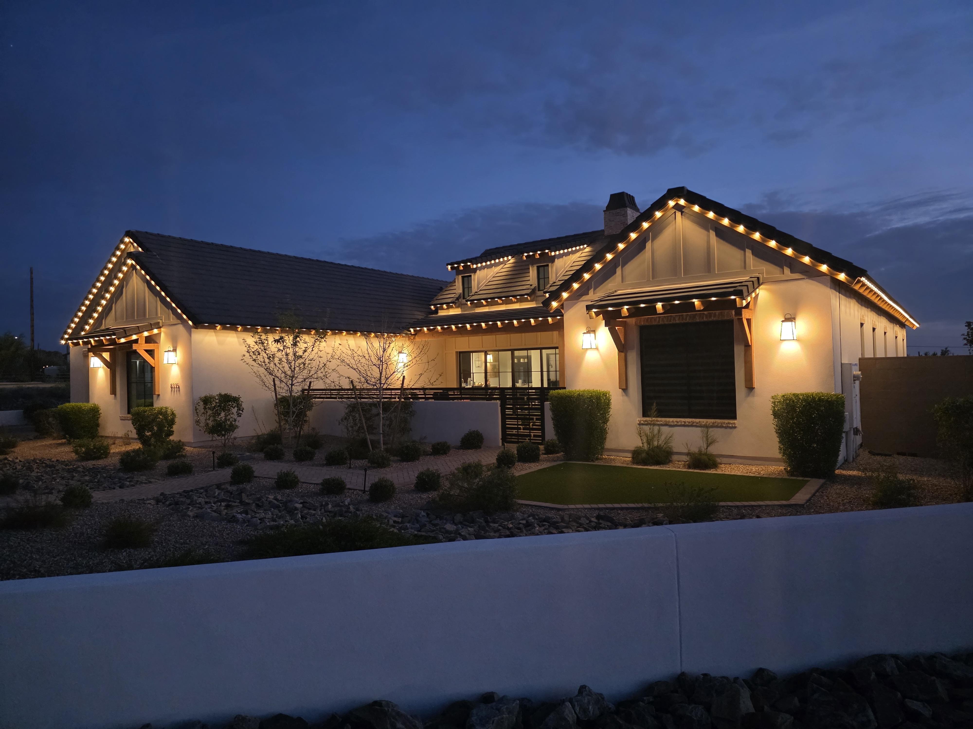Custom Outdoor House Lights in Phoenix, AZ | Halo Home Lighting