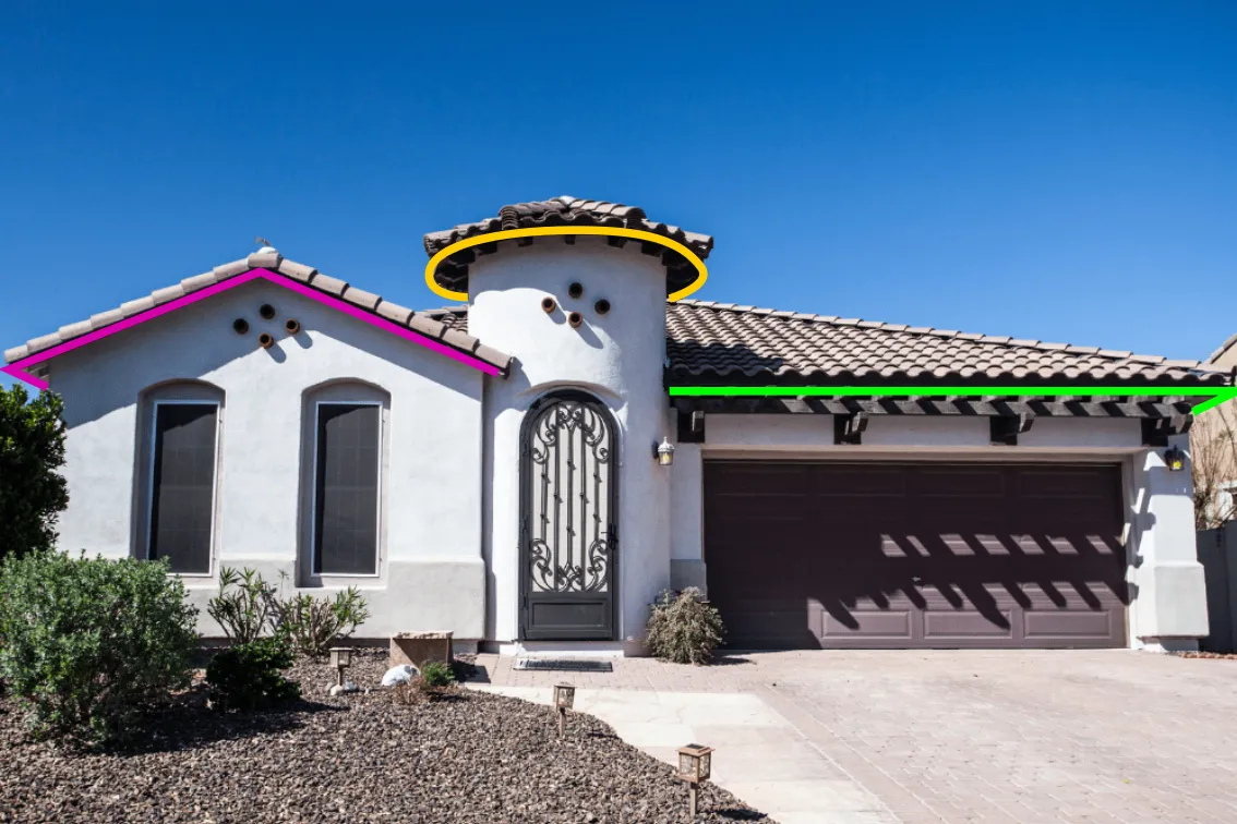 Rounded Roofline Trim Lighting Installation Phoenix, AZ | Halo Home Lighting