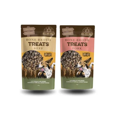 Boil and Broth, Bone Broth Treats Pork, Beef