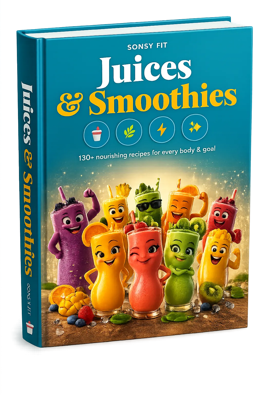 SonsyFit Juice and Smoothie Recipe Ebook Cover