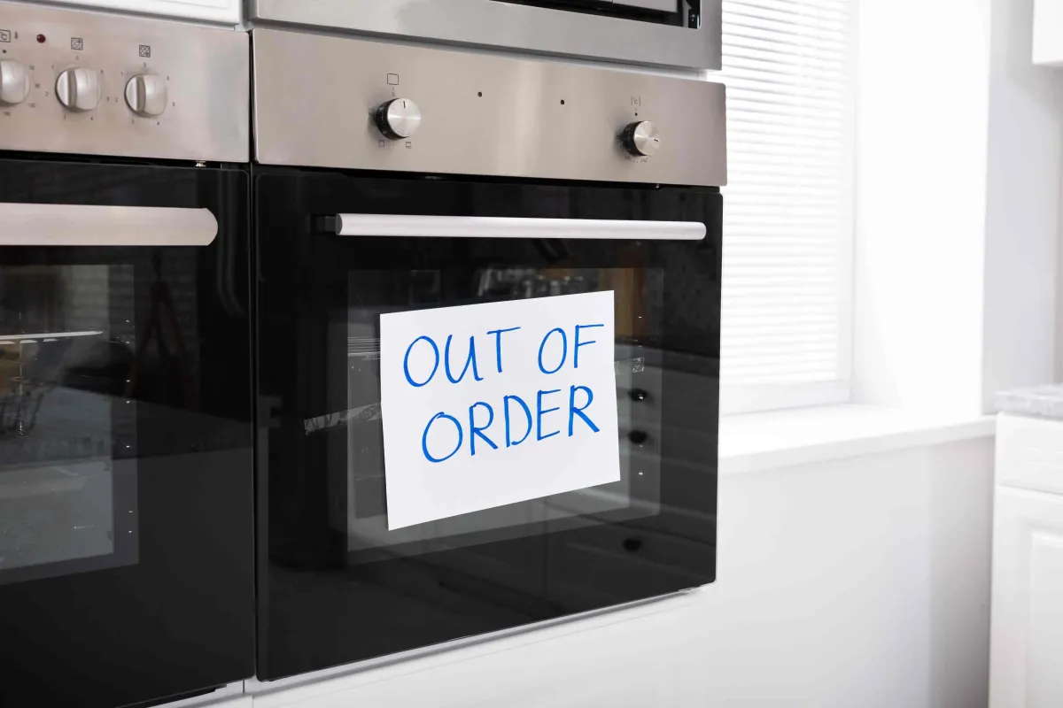 over with out of order sign