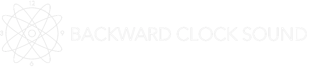backward clock sound logo