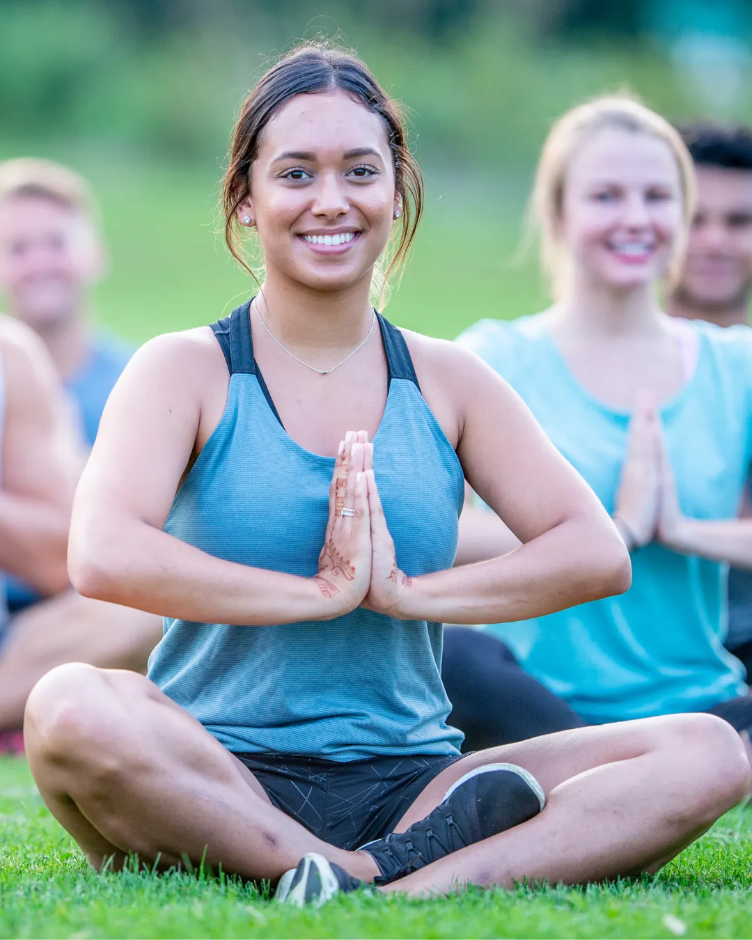 Wellness class of yoga and meditation at feel day 2026