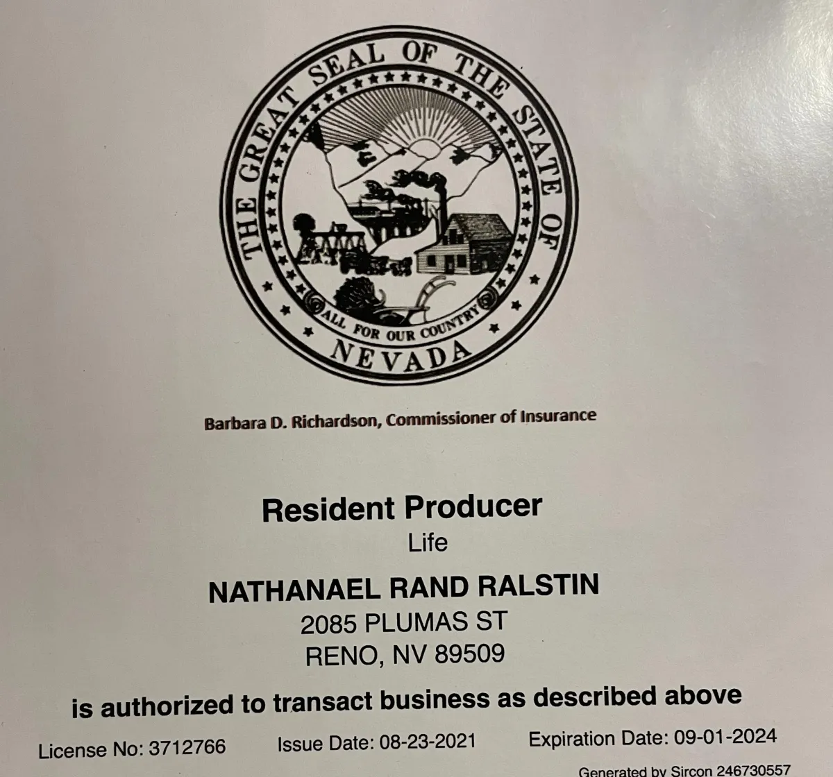 state license