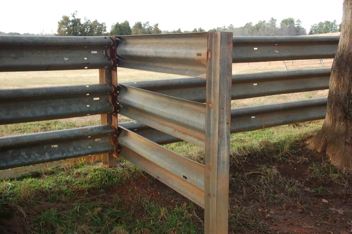 Innovative Ways to Use Repurposed Guardrails for Livestock Containment
