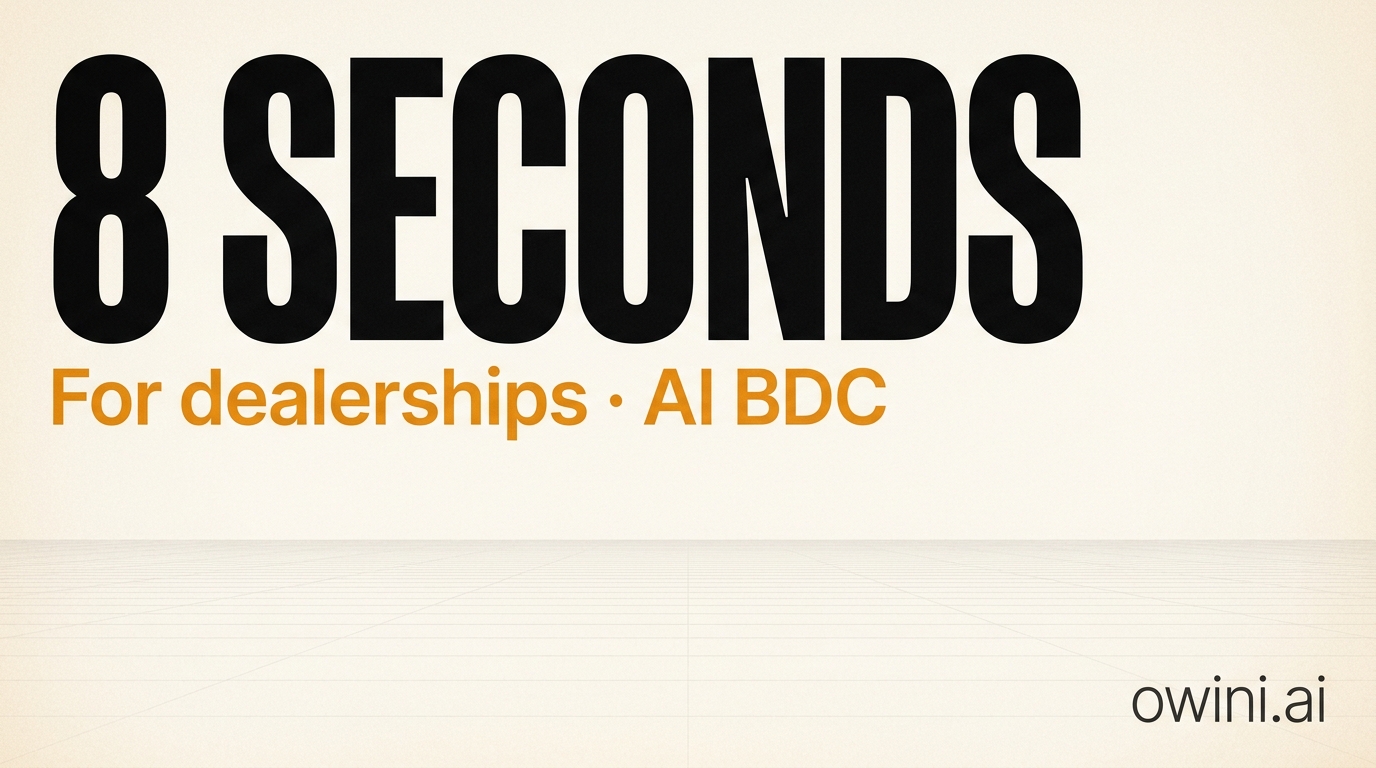 How Outbound Voice AI Calls Every Internet Lead in 8 Seconds