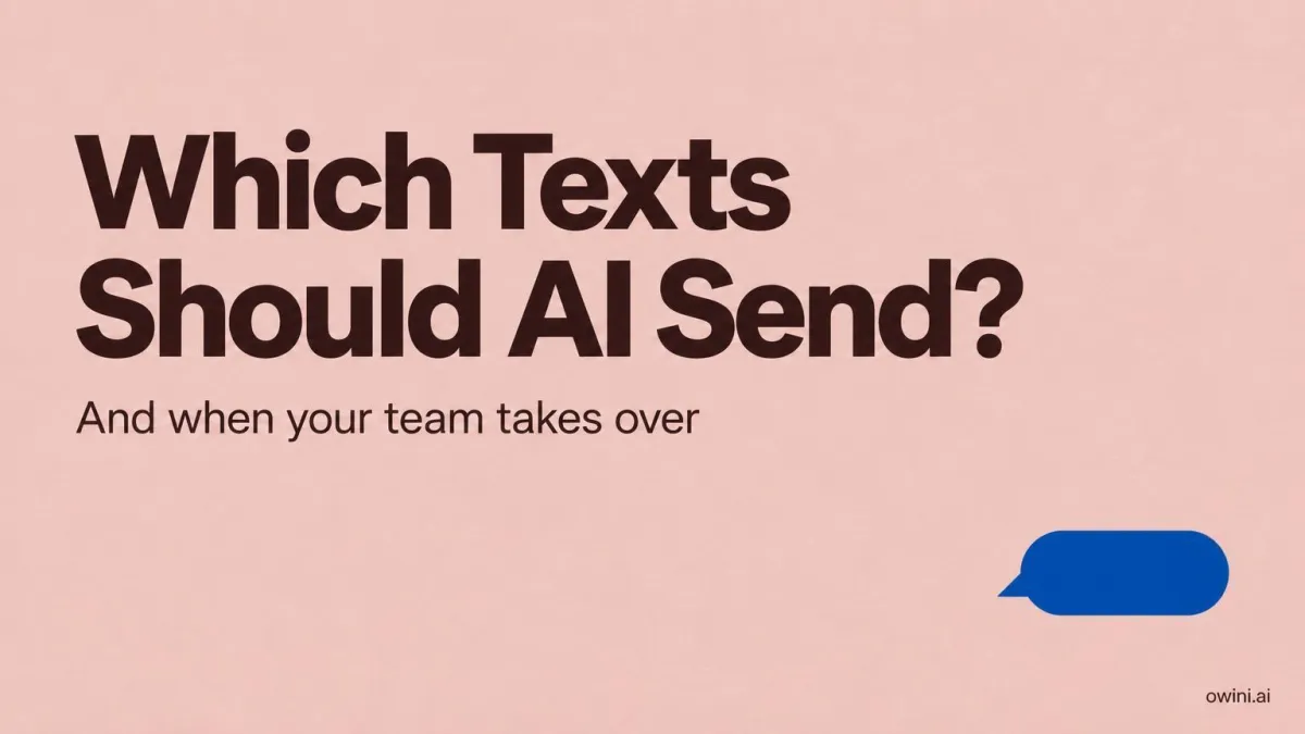 AI Texting for Car Dealerships: Automate vs Human | Owini