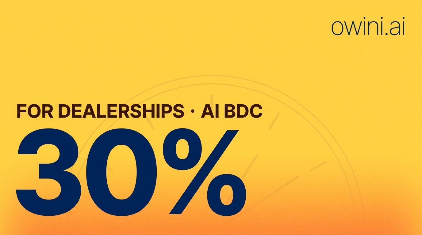 BDC.AI Alternative for Dealerships (2026) | Owini