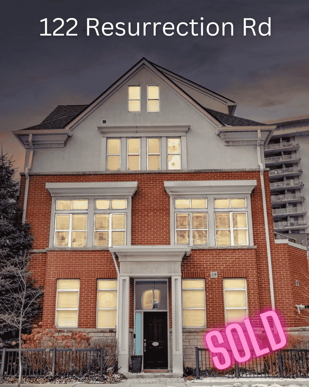 Townhouse sold in Toronto