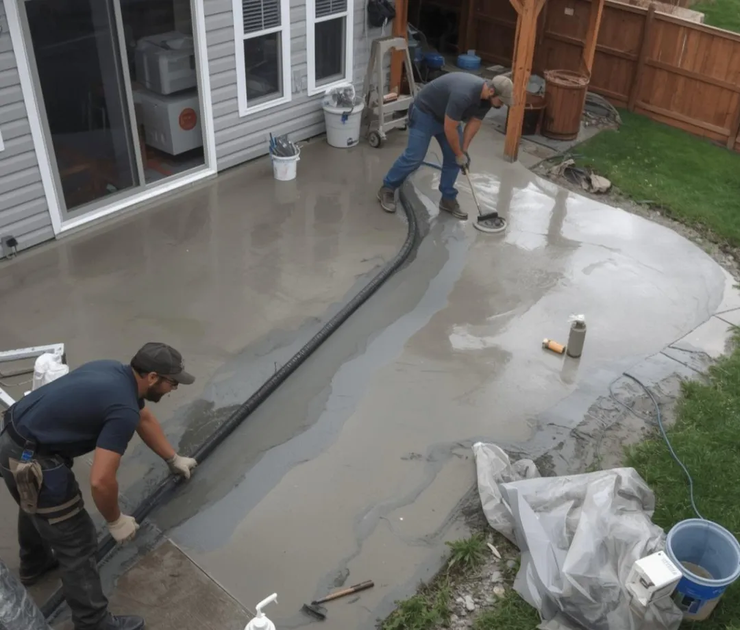 Hampstead, NC Concrete Patios