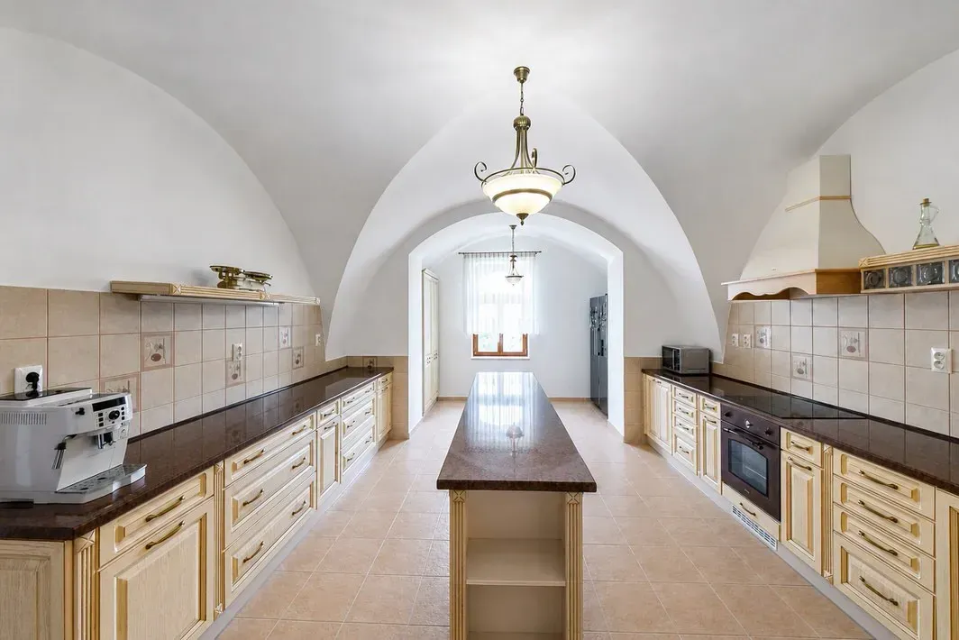 Generous kitchen and private apartment