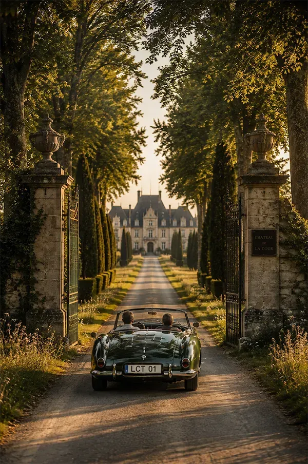 Castle Road Trips: “Vintage road journey to a European château”