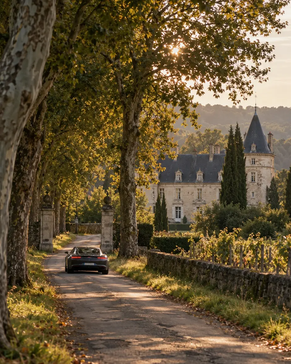 Central European estate with a refined modern grand touring car