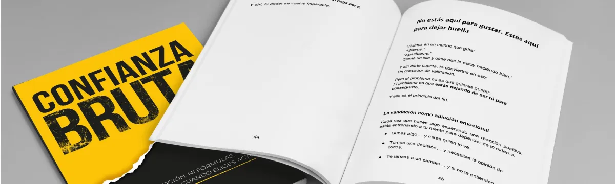 Confianza bruta, libro de desarrollo personal