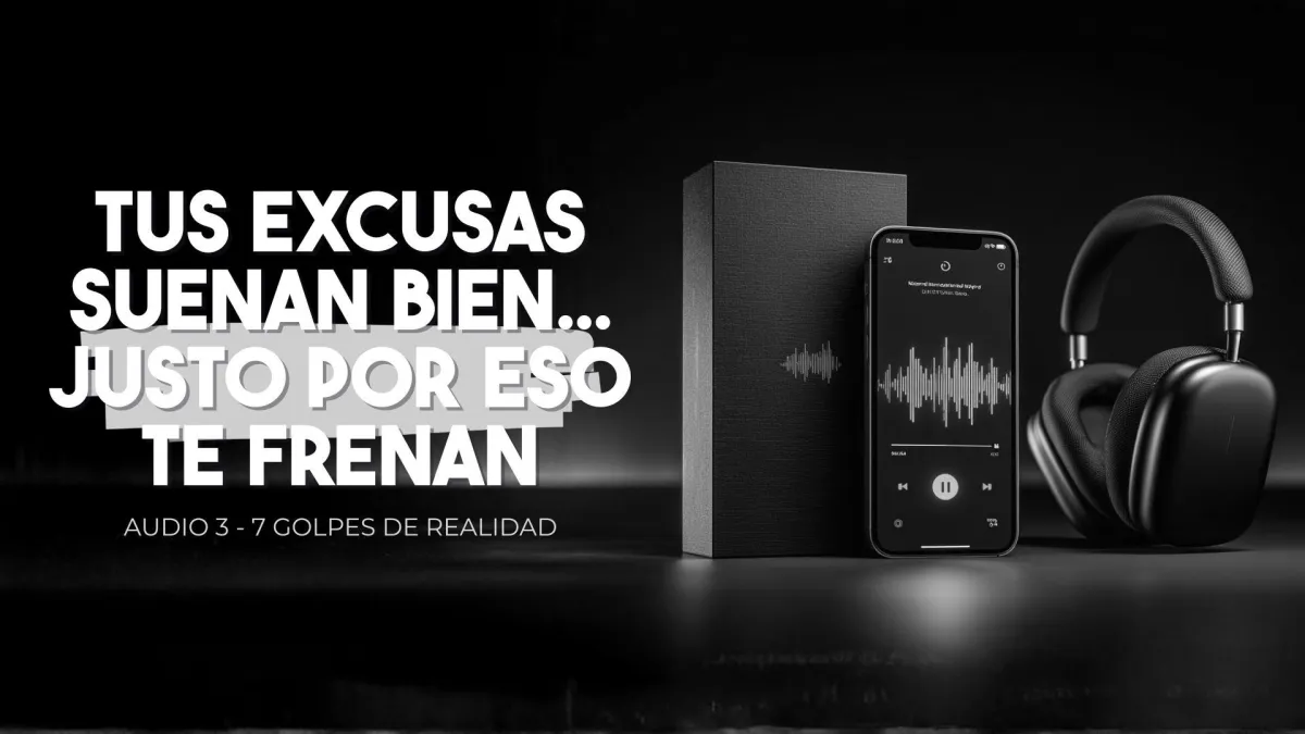 tus excusas suena bien... justo por eso te frenan