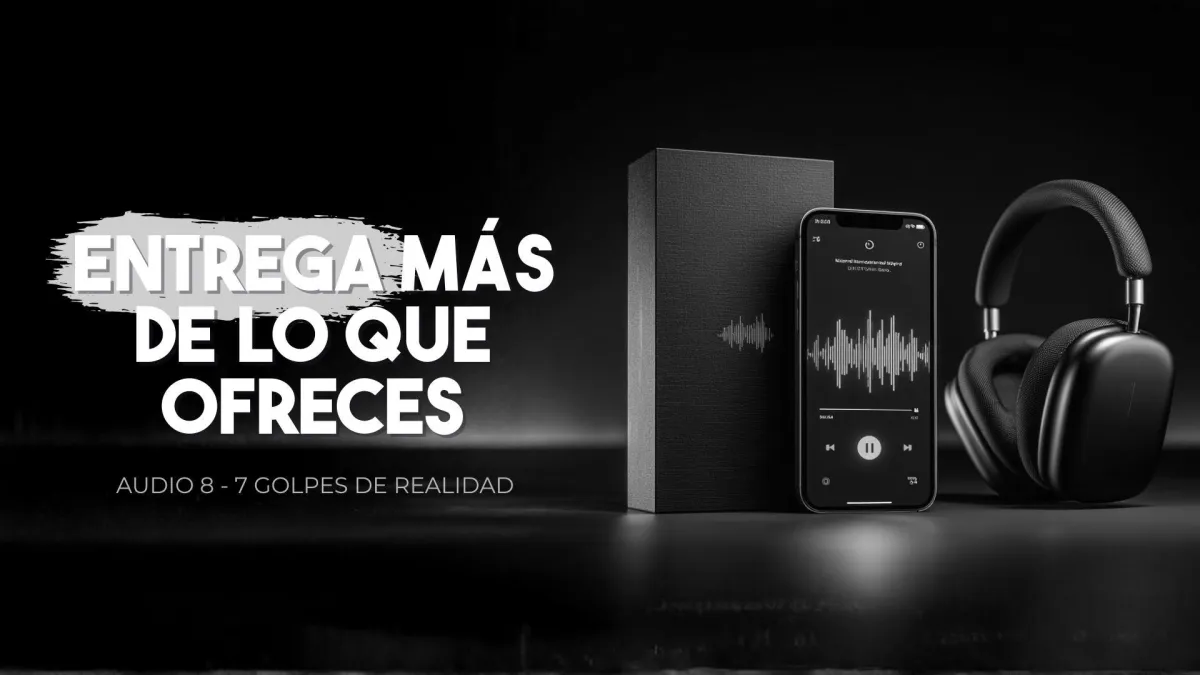 entrega más de lo que ofreces