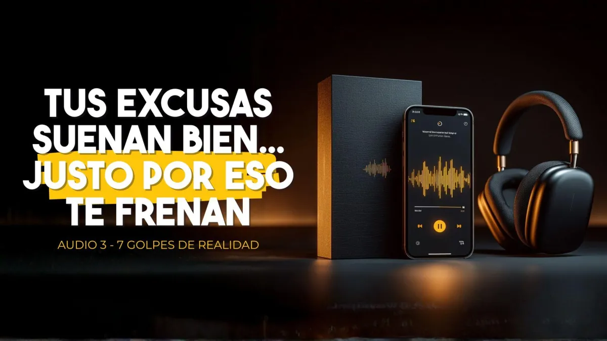 tus excusas suena bien... justo por eso te frenan